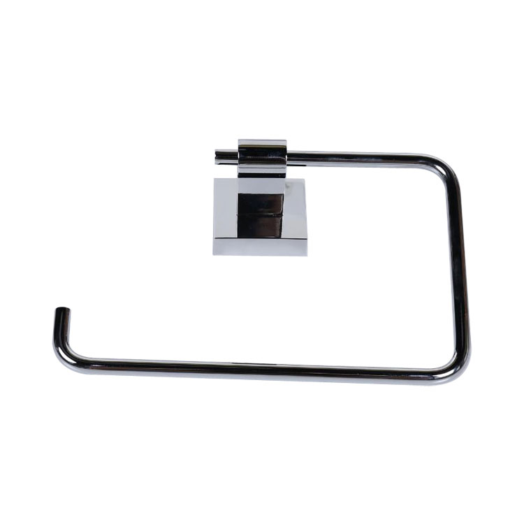 Suporte de papel de metal cromado