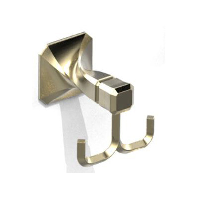 Suporte para toalhas de metal com ganchos duplos