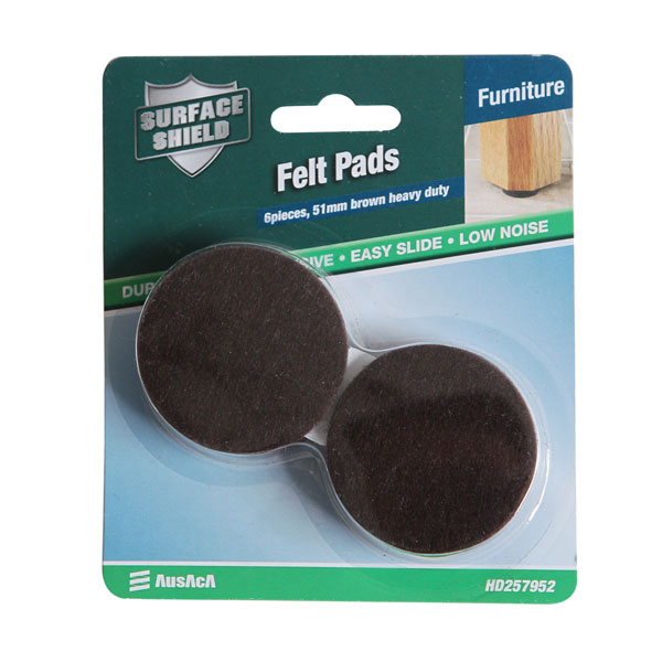 Almofadas de feltro para pés de móveis duráveis