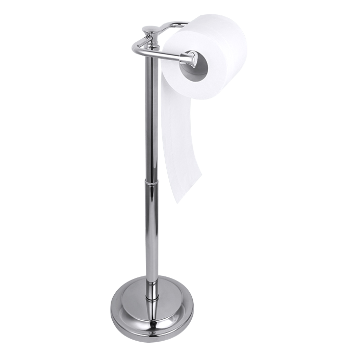 Suporte de papel de pedestal telescópico