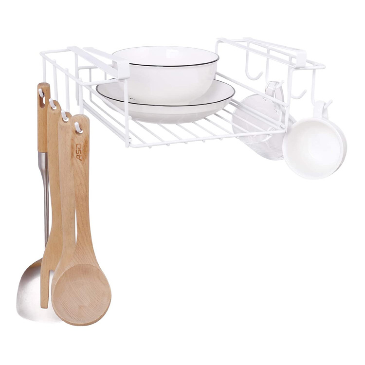 Cesta de armazenamento multifuncional branca